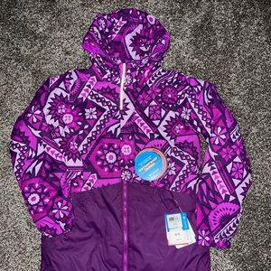 Columbia Kids Puffer Jacket - Purple and Pink